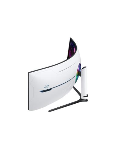 Samsung G95NC pantalla para PC 144,8 cm (57") 7680 x 2160 Pixeles Dual UHD LED Negro, Blanco