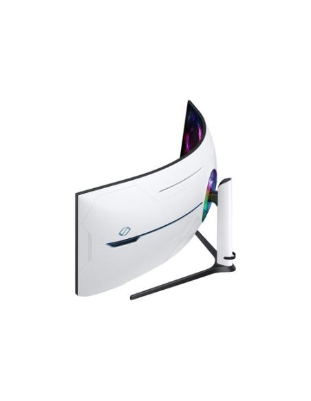 Samsung G95NC pantalla para PC 144,8 cm (57") 7680 x 2160 Pixeles Dual UHD LED Negro, Blanco