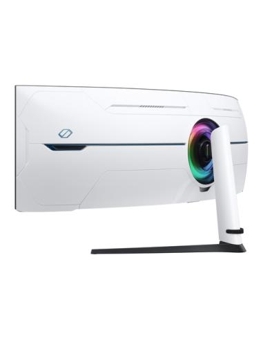 Samsung G95NC pantalla para PC 144,8 cm (57") 7680 x 2160 Pixeles Dual UHD LED Negro, Blanco