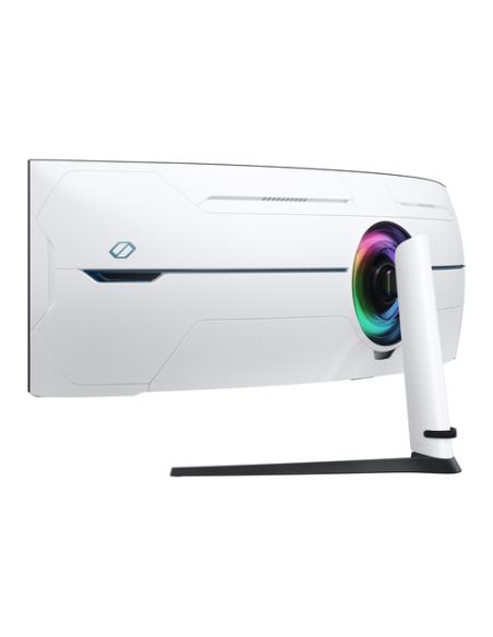 Samsung G95NC pantalla para PC 144,8 cm (57") 7680 x 2160 Pixeles Dual UHD LED Negro, Blanco