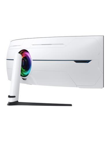 Samsung G95NC pantalla para PC 144,8 cm (57") 7680 x 2160 Pixeles Dual UHD LED Negro, Blanco