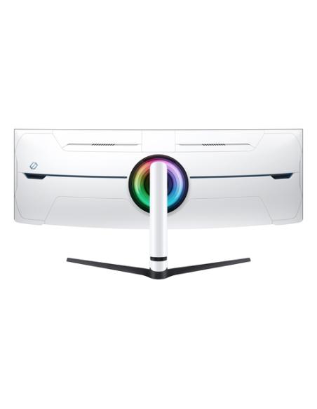 Samsung G95NC pantalla para PC 144,8 cm (57") 7680 x 2160 Pixeles Dual UHD LED Negro, Blanco