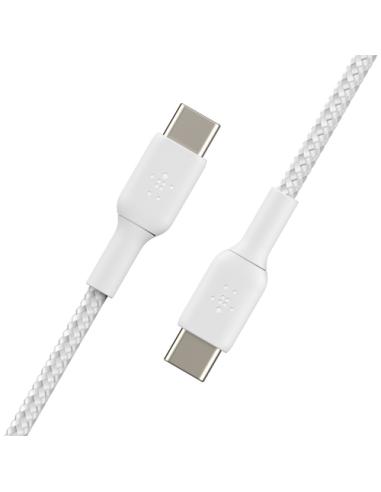 Belkin CAB004BT1MWH2PK cable USB USB 2.0 1 m USB C Blanco