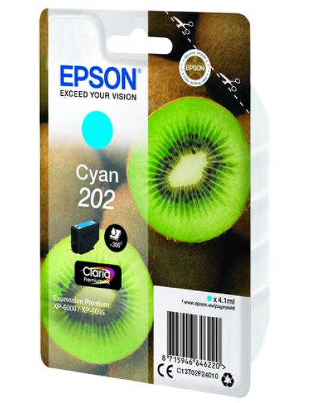 Epson Kiwi Singlepack Cyan 202 Claria Premium Ink