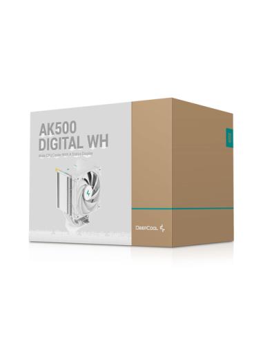 DeepCool AK500 Digital WH Procesador Refrigerador de aire 12 cm Blanco 1 pieza(s)