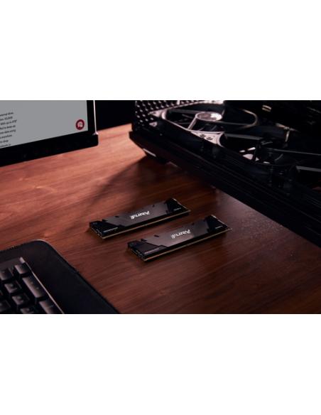 Kingston Technology FURY 16GB 3200MT/s DDR4 CL16 DIMM (Kit de 2) Renegade Black