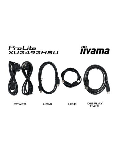 iiyama ProLite XU2492HSU-B6 pantalla para PC 60,5 cm (23.8") 1920 x 1080 Pixeles Full HD LED Negro