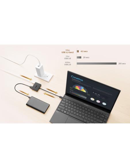 ASUS USB-C Mini Dock Alámbrico USB 3.2 Gen 2 (3.1 Gen 2) Type-C Negro