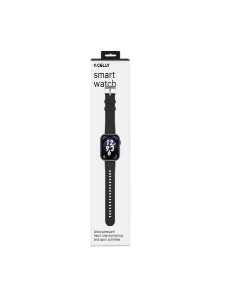 Celly TRAINERMATEBK Relojes inteligentes y deportivos 4,6 cm (1.81") Digital 240 x 240 Pixeles Pantalla táctil Negro
