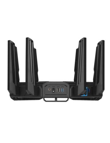 ASUS ROG Rapture GT-BE98 router inalámbrico 10 Gigabit Ethernet Quad-band (2.4 GHz / 5 GHz-1 / 5 GHz-2 / 6 GHz) Negro