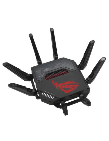 ASUS ROG Rapture GT-BE98 router inalámbrico 10 Gigabit Ethernet Quad-band (2.4 GHz / 5 GHz-1 / 5 GHz-2 / 6 GHz) Negro