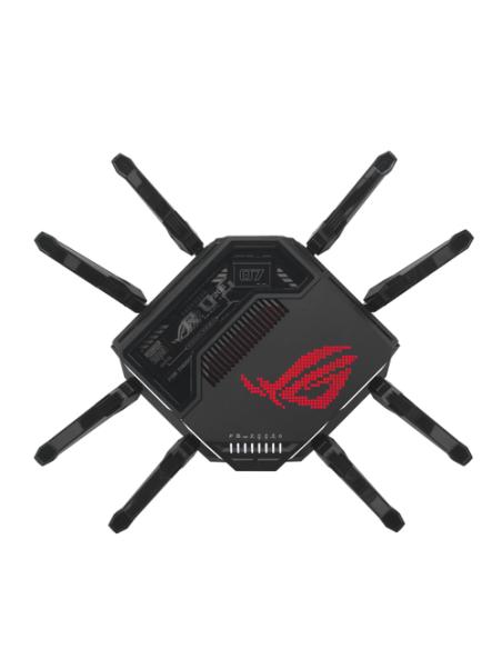 ASUS ROG Rapture GT-BE98 router inalámbrico 10 Gigabit Ethernet Quad-band (2.4 GHz / 5 GHz-1 / 5 GHz-2 / 6 GHz) Negro