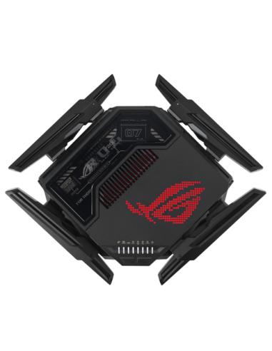 ASUS ROG Rapture GT-BE98 router inalámbrico 10 Gigabit Ethernet Quad-band (2.4 GHz / 5 GHz-1 / 5 GHz-2 / 6 GHz) Negro