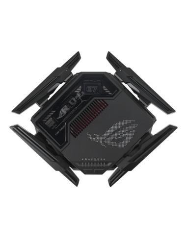 ASUS ROG Rapture GT-BE98 router inalámbrico 10 Gigabit Ethernet Quad-band (2.4 GHz / 5 GHz-1 / 5 GHz-2 / 6 GHz) Negro