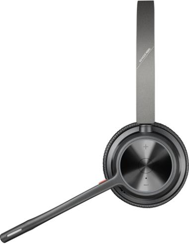 HP Poly Auriculares Poly Voyager 4320 USB-C + adaptador BT700 + soporte de carga