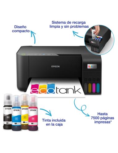 Epson EcoTank ET-2860 Inyección de tinta A4 5760 x 1440 DPI 33 ppm Wifi