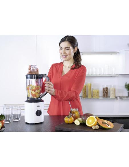 Braun PowerBlend 3 1,5 L Batidora de vaso 800 W Negro, Blanco