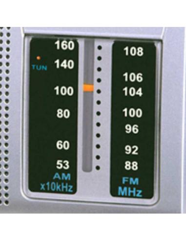 Haeger PR-BIB.001A radio Portátil Digital Plata