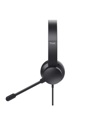 Trust Ayda Auriculares Alámbrico Diadema Llamadas/Música Negro