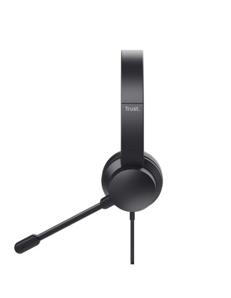Trust Ayda Auriculares Alámbrico Diadema Llamadas/Música Negro