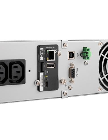 Eaton 9E1000IR sistema de alimentación ininterrumpida (UPS) Doble conversión (en línea) 1 kVA 900 W 4 salidas AC