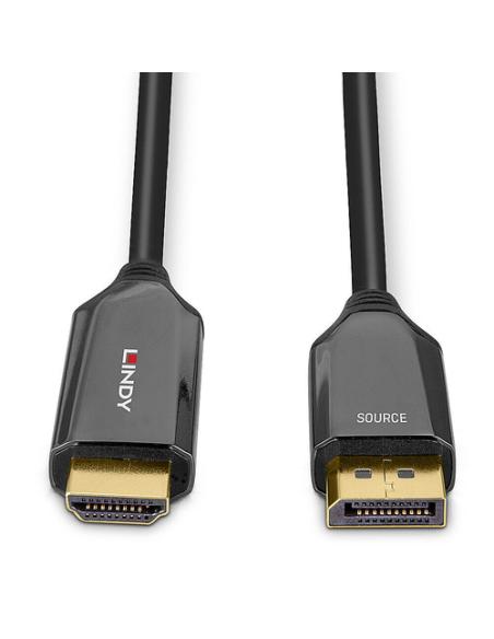 Lindy 40931 adaptador de cable de vídeo 2 m HDMI tipo A (Estándar) DisplayPort Negro