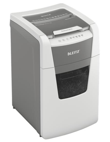 Leitz 80130000 triturador de papel Corte cruzado 55 dB 22 cm Gris, Blanco
