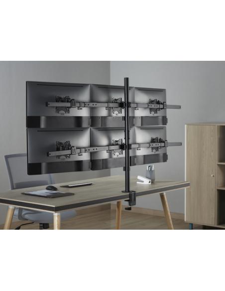 Equip Soporte articulado de sobremesa para 6 monitores de 17"-32