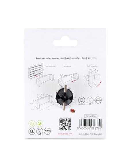 DCU Advance Tecnologic 36100400 soporte Soporte activo para teléfono móvil Teléfono Negro