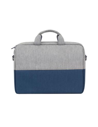 Rivacase 7532 39,6 cm (15.6") Maletín Azul, Gris