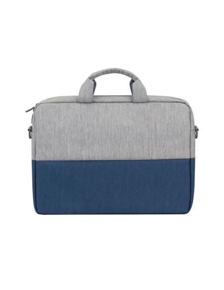 Rivacase 7532 39,6 cm (15.6") Maletín Azul, Gris