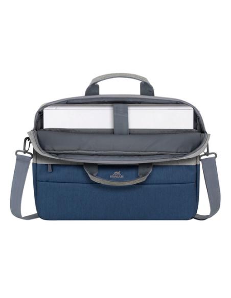 Rivacase 7532 39,6 cm (15.6") Maletín Azul, Gris