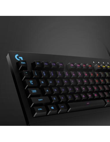 Logitech G G213 Prodigy teclado Juego USB QWERTY Internacional de EE.UU. Negro