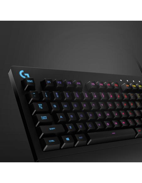 Logitech G G213 Prodigy teclado Juego USB QWERTY Internacional de EE.UU. Negro