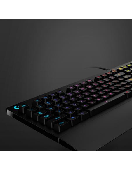 Logitech G G213 Prodigy teclado Juego USB QWERTY Internacional de EE.UU. Negro