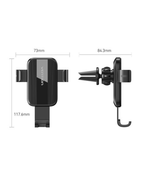 Vention Soporte de Coche para Smartphone KCTB0/ Negro