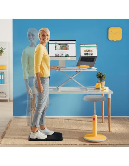 Leitz Ergo Cosy Soporte para ordenador portátil Amarillo 43,2 cm (17")