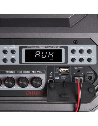 Aiwa KBTUS-710 altavoz portátil o de fiesta Negro 90 W