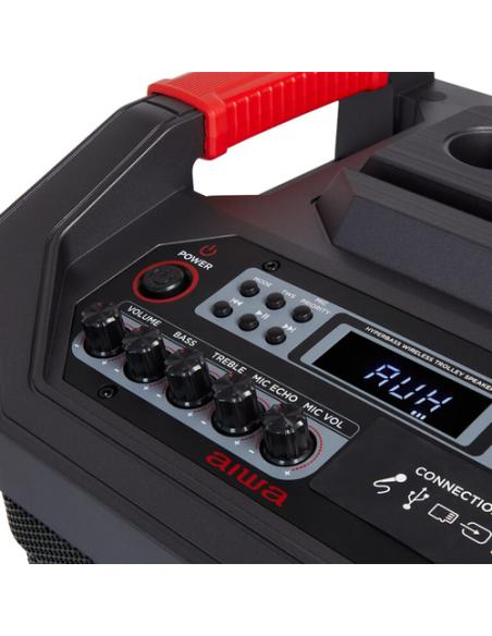 Aiwa KBTUS-710 altavoz portátil o de fiesta Negro 90 W