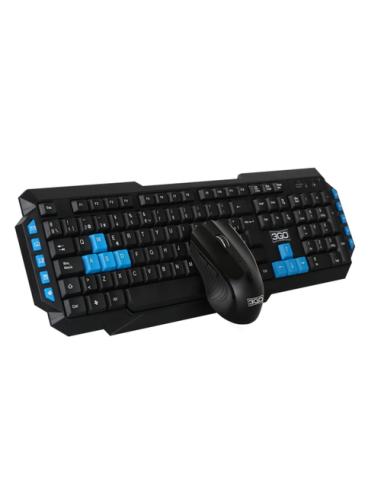 3GO COMBODRILEH2 teclado Ratón incluido Juego USB QWERTY Negro