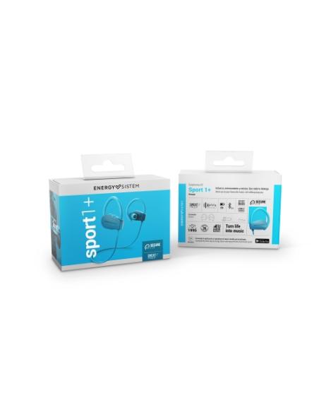 Energy Sistem Sport 1+ Ocean Auriculares Inalámbrico gancho de oreja Deportes USB Tipo C Bluetooth Azul