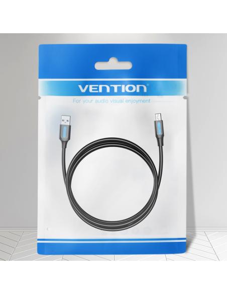 Vention Cable USB 2.0 COMBI/ USB Macho - MiniUSB Macho/ 3m/ Negro