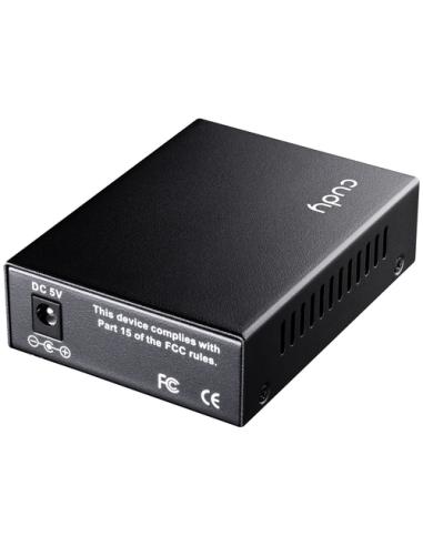 Cudy MC100SA-20 convertidor de medio 100 Mbit/s 1310 nm Monomodo Negro