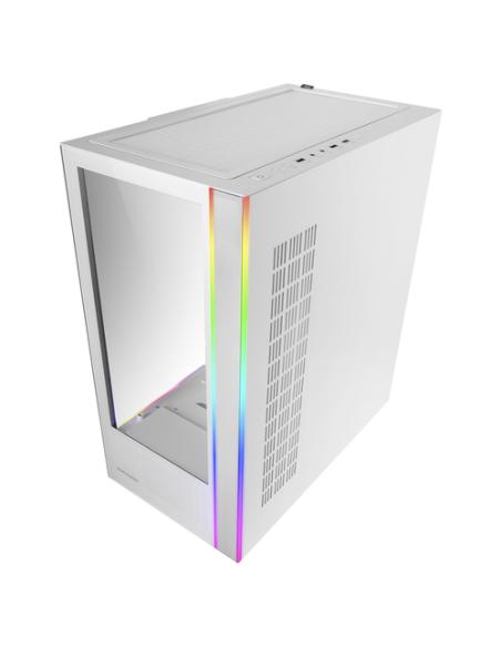 Mars Gaming MC-ULT, Caja Gaming Custom XXL E-ATX, Doble Cristal Templado 90º Sin Marco + Puerta Lateral, Soporte Completo Refrig