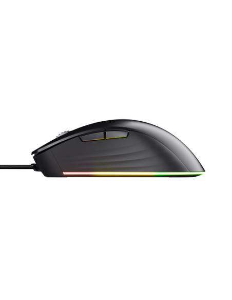 Trust GXT924 YBAR+ ratón Juego mano derecha USB tipo A Óptico 25600 DPI