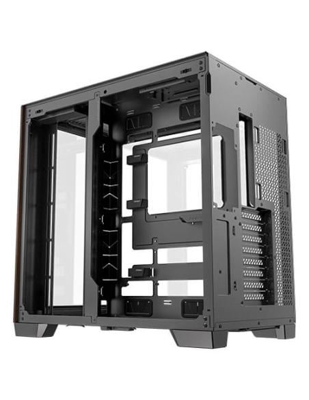 Antec C8 Curve Wood Full Tower Negro, Transparente, Madera