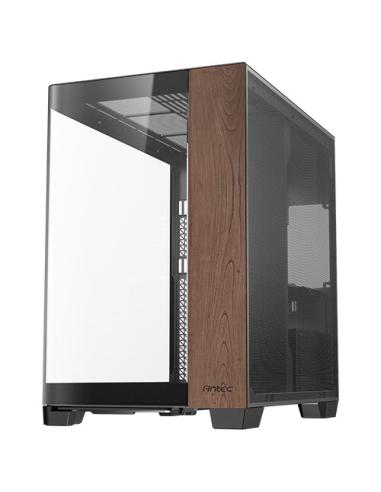 Antec C8 Curve Wood Full Tower Negro, Transparente, Madera