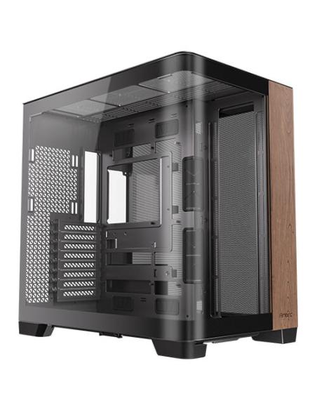 Antec C8 Curve Wood Full Tower Negro, Transparente, Madera