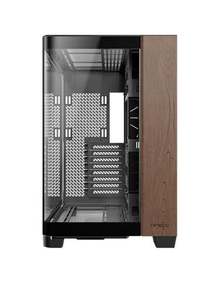 Antec C8 Curve Wood Full Tower Negro, Transparente, Madera