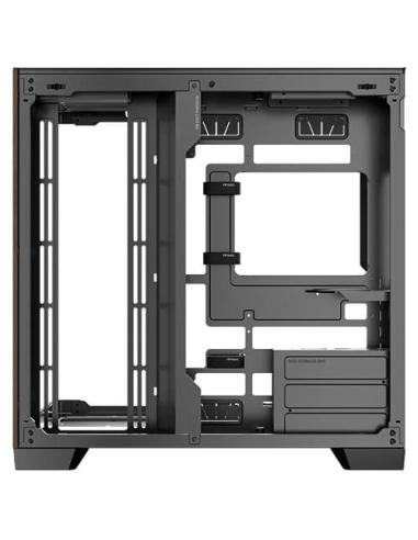 Antec C8 Curve Wood Full Tower Negro, Transparente, Madera